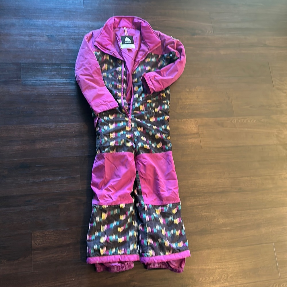 Burton Ski Snowboard Kids Onesie Size 5/6